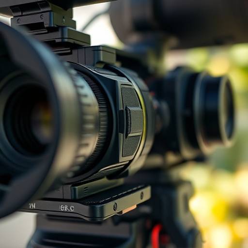 Gros plan sur un appareil photo avec différents objectifs, représentant le matériel photo professionnel