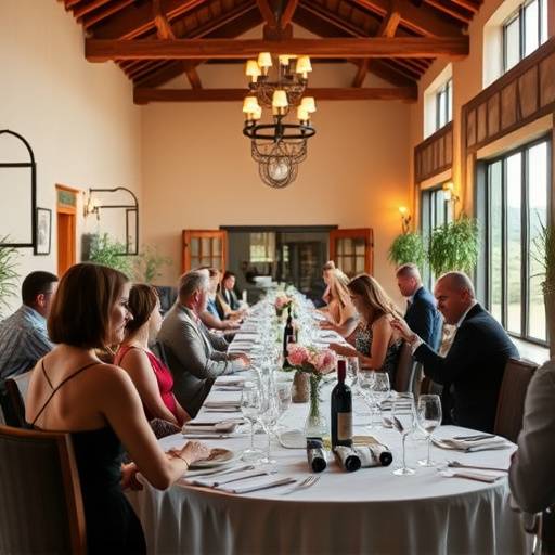 Image de la location 3 : Dégustation de vin dans la salle de réception du vignoble