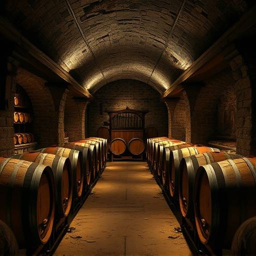 Image de la location 3 : Tonneaux de vin dans une cave ancienne